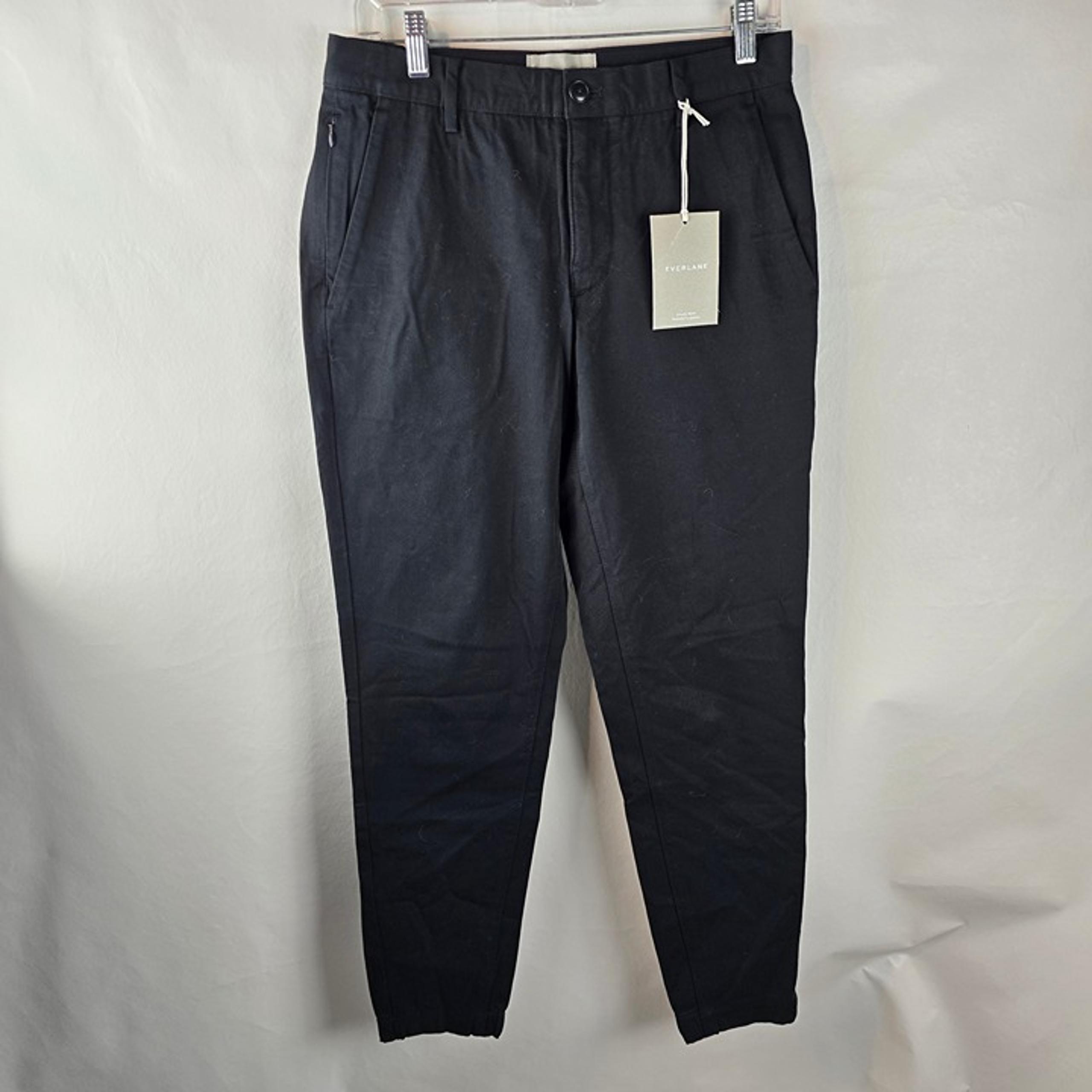 Everlane Pants Mens 30x30 Black Chino Khaki Jogger Performance Stretch Casual