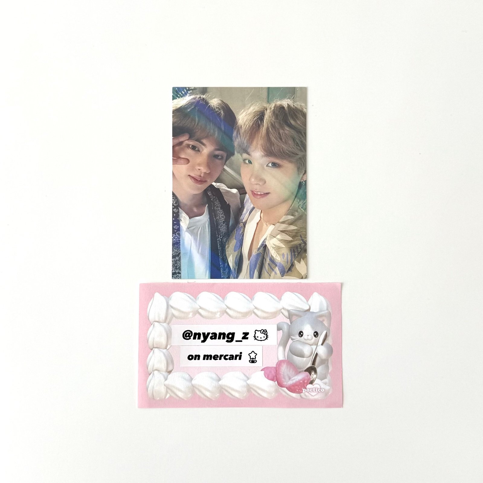 BTS 5th Muster Magic Shop Ticket Holder JIN SUGA Unit Photocard