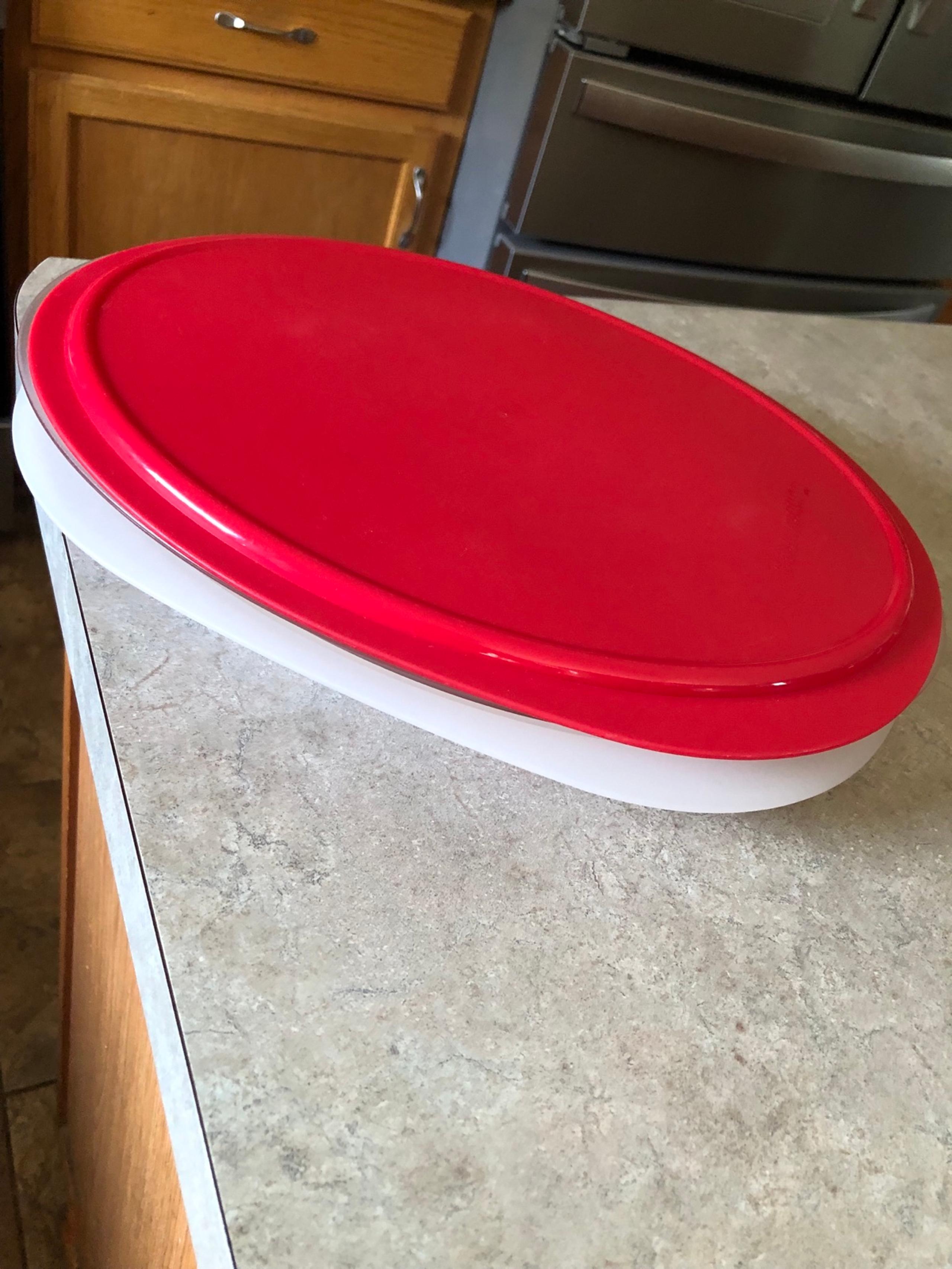 Tupperware Keep N Heat Serving Platter Vent EUC