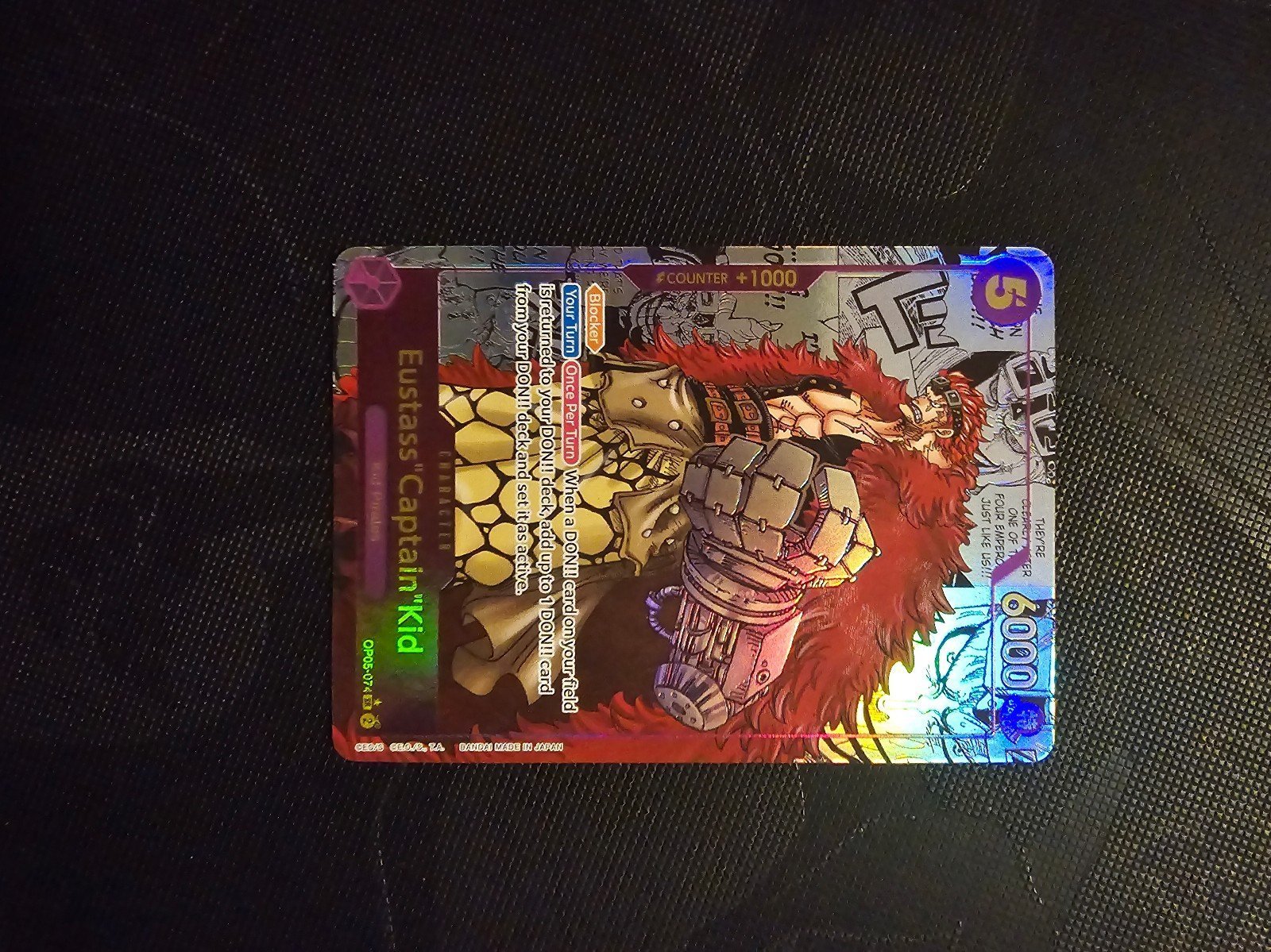 OP-05 One Piece Awakening of the New Era Eustass Kid Manga OP05-074