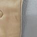 vintage embroidered textile hanging wall panel champagne color