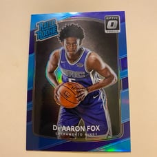 De’Aaron Fox rookie donruss optic purple prism ssp