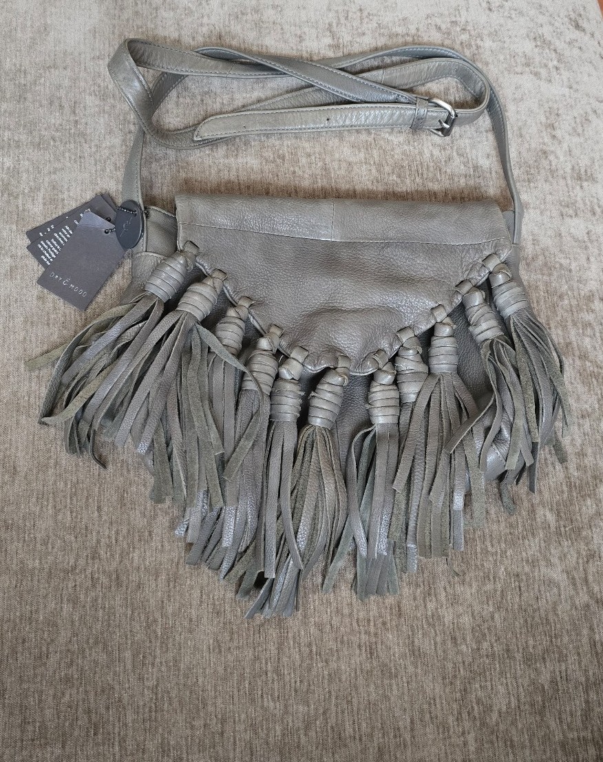 Day and Mood Lee Crossbody Gray Bag