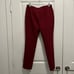 Milly Bordeaux (Red) Skinny Slouch Pant, Size 0 Retail 330