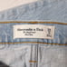 ABERCROMBIE & FITCH The Boyfriend Mid Rise Jeans Womens Sz 28/6R Blue Distressed
