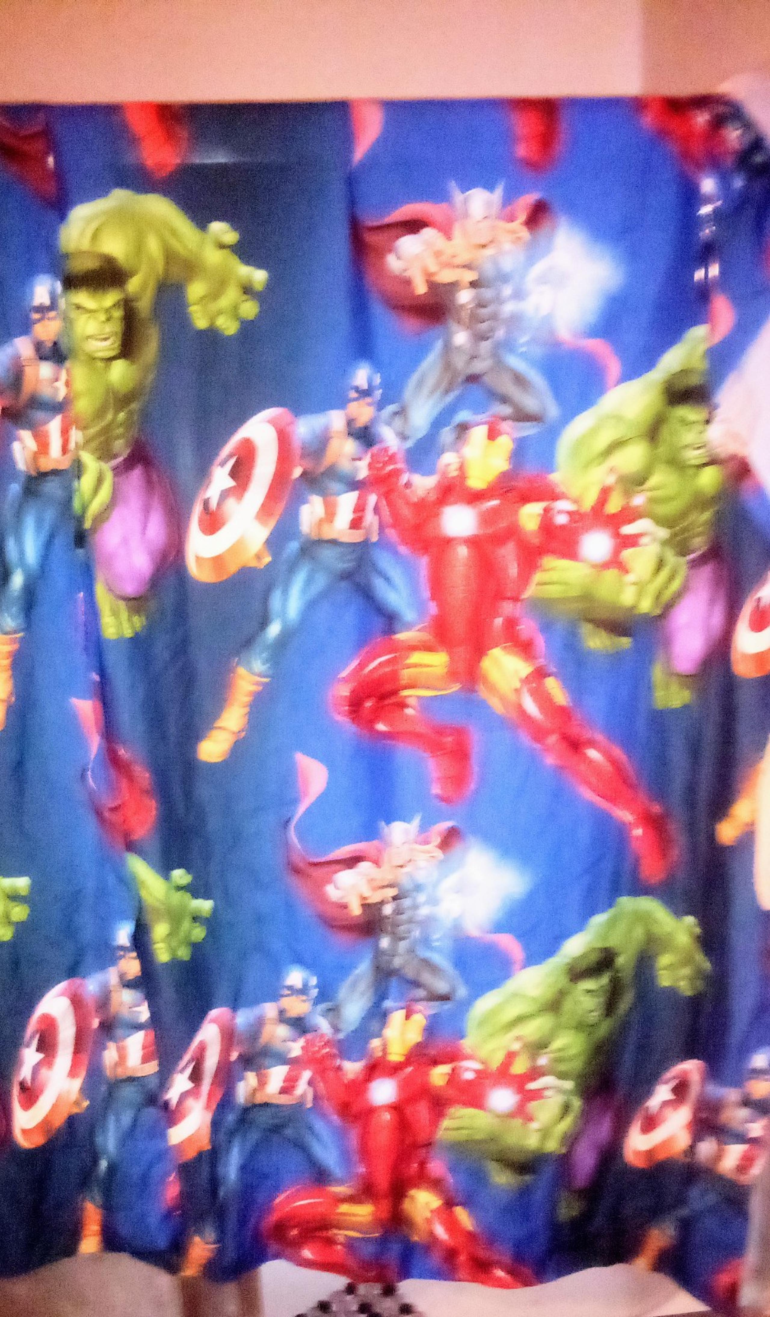 Marvel shower curtain