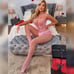 Pink Mesh Bodystocking Lingerie