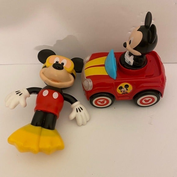 mickey push car