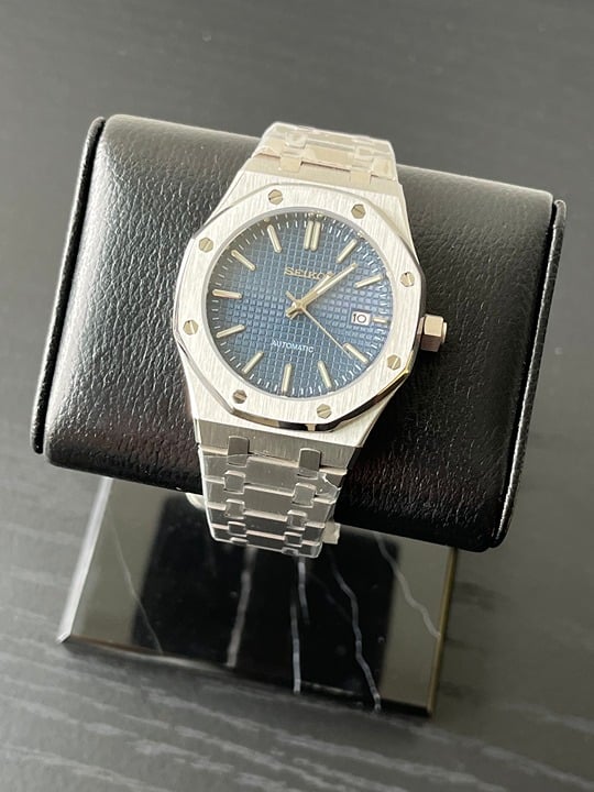 Seiko Mod Royal Blue NH35 Automatic Movement