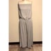 Aqua Heather Gray Strapless One-Piece Jumpsuit L