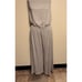 Aqua Heather Gray Strapless One-Piece Jumpsuit L