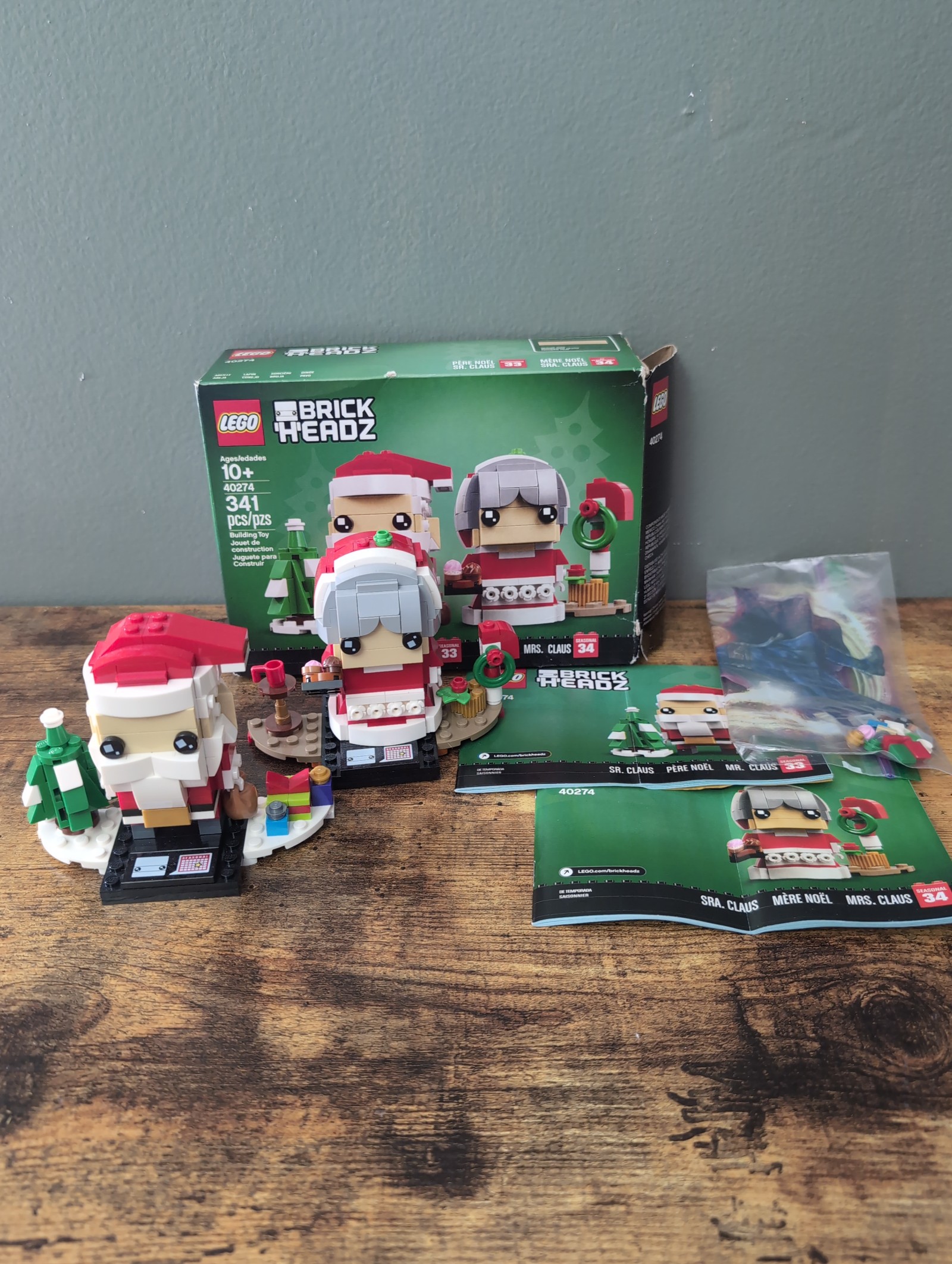 LEGO Brickheadz Mr. and Mrs. Claus 40274