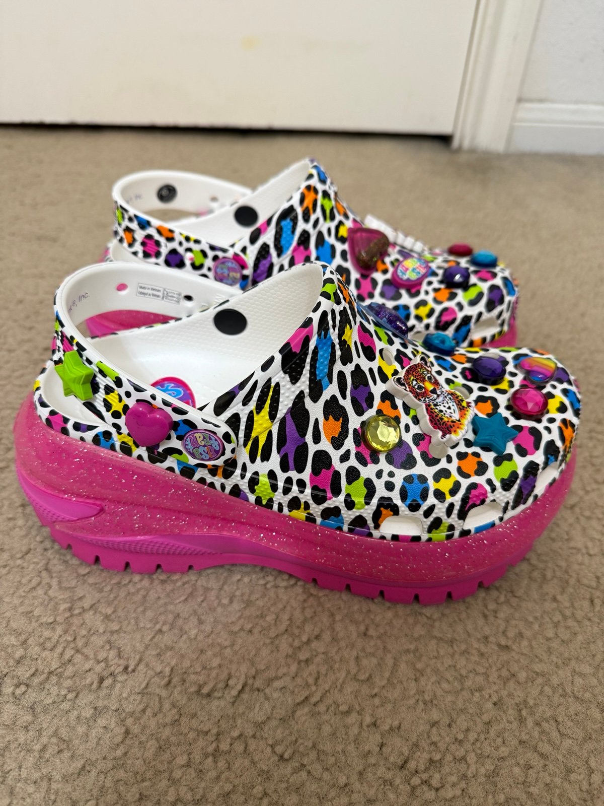Lisa Frank Mega Crush Crocs