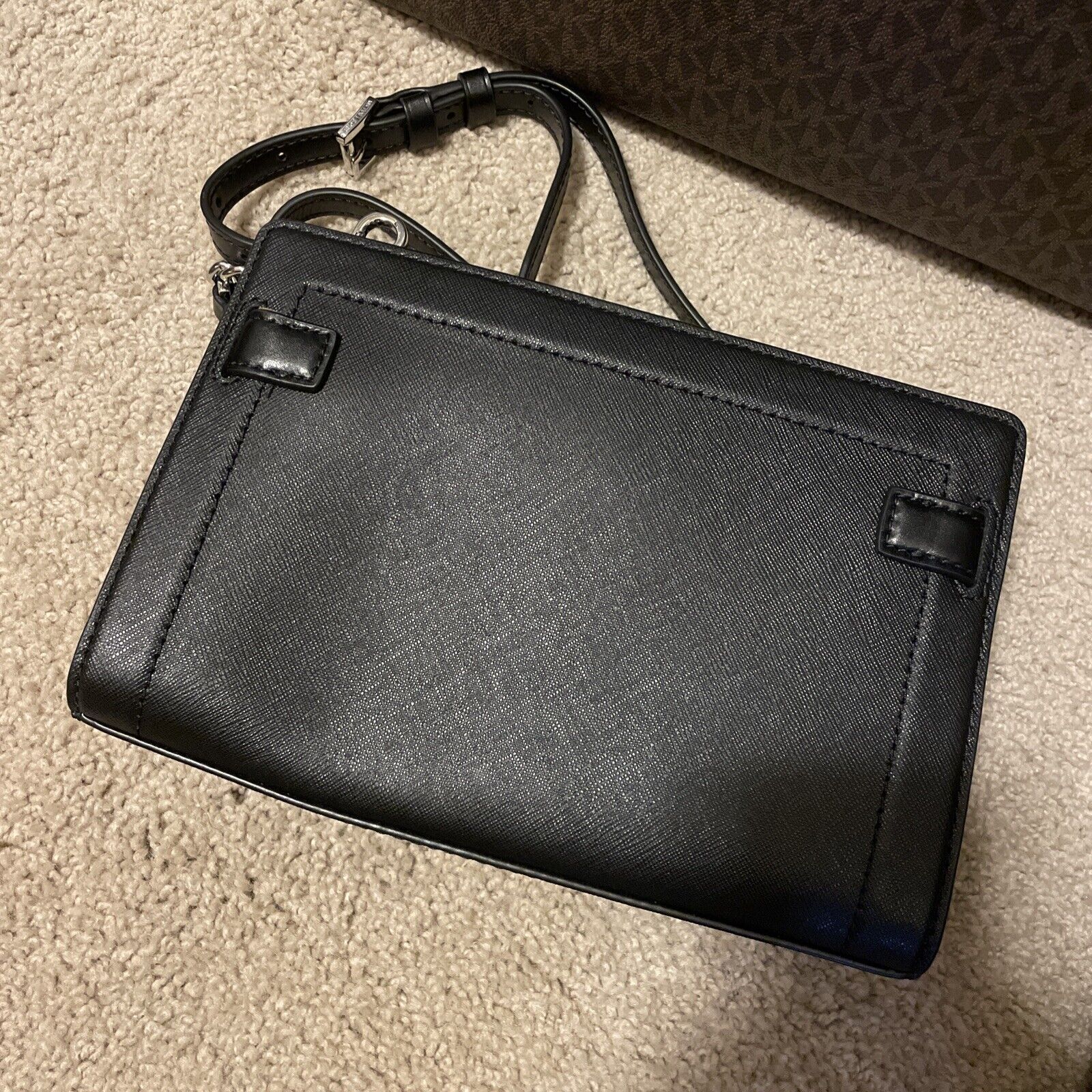 Michael Kors 35S0SU9C1L Rayne Small Saffiano Leather Crossbody Bag, MSRP: 328