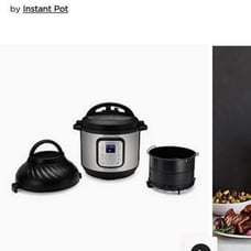 Instant Pot Duo Crisp Pressure Cooker Air Fryer Combo