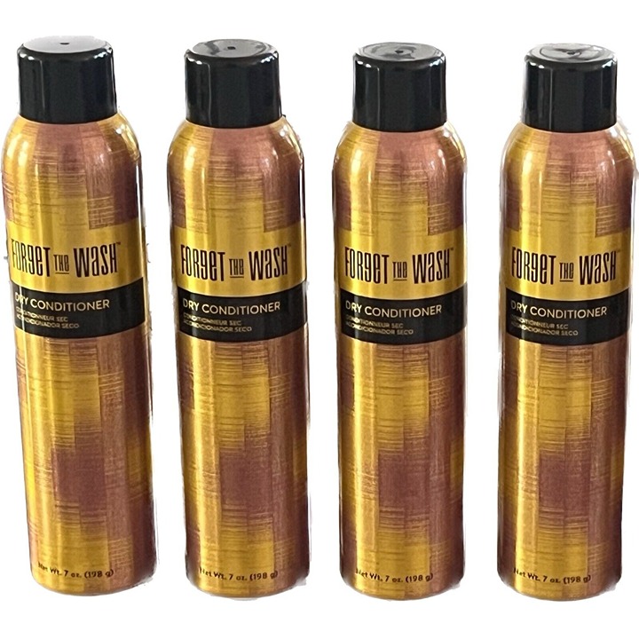 4 Pack! Forget The Wash DRY CONDITIONER Weightless Formula Eliminates Rare NEW