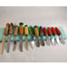 Butter and Cheese spread Knife's And Fork Stainless Steel Ceramic Fruit Handles