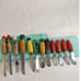 Butter and Cheese spread Knife's And Fork Stainless Steel Ceramic Fruit Handles