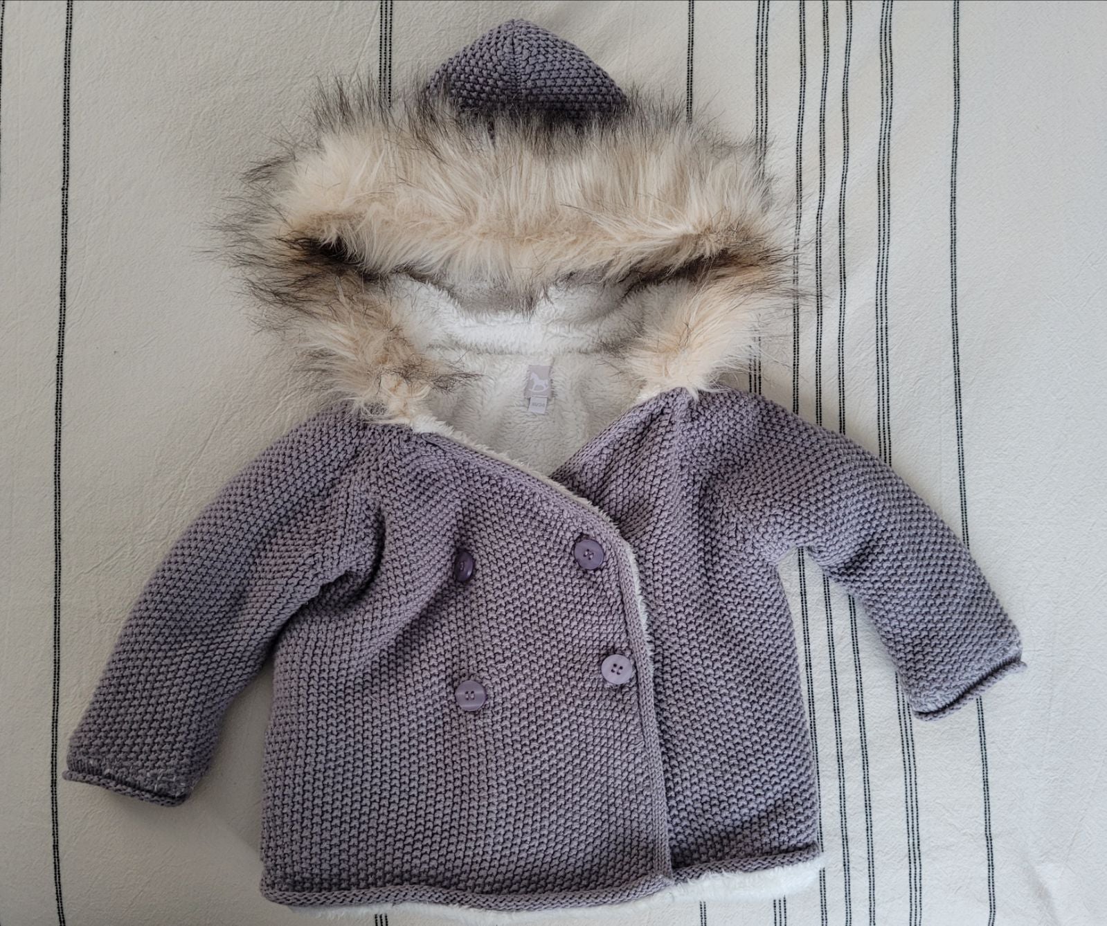 The Litte Tailor knit toddler girls jacket