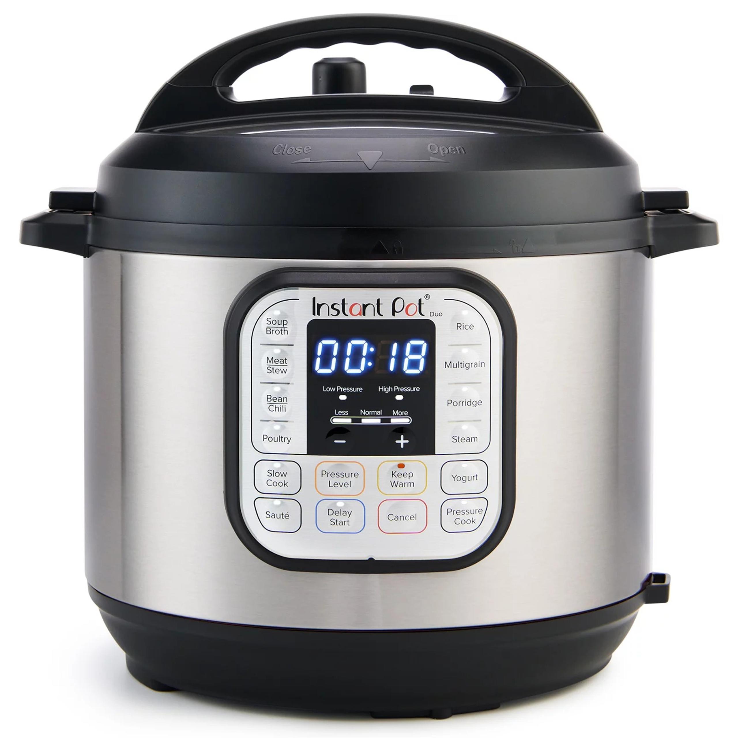 Instant Pot Duo 6-Quart 7-in-1 Electric Pressure Cooker with Easy-Release Steam