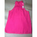 LILLY PULITZER KRISTINE PINK TANGO HALTER TOP BLOUSE BARBIE Women's XXS 138