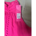 LILLY PULITZER KRISTINE PINK TANGO HALTER TOP BLOUSE BARBIE Women's XXS 138