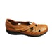 Clarks Bendables Comfort Shoes Womens Size 8M Tan Leather Slip On 65068