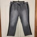 TORRID Crop Pull On Boyfriend Grey Jeans Sz 1 1X 14-16
