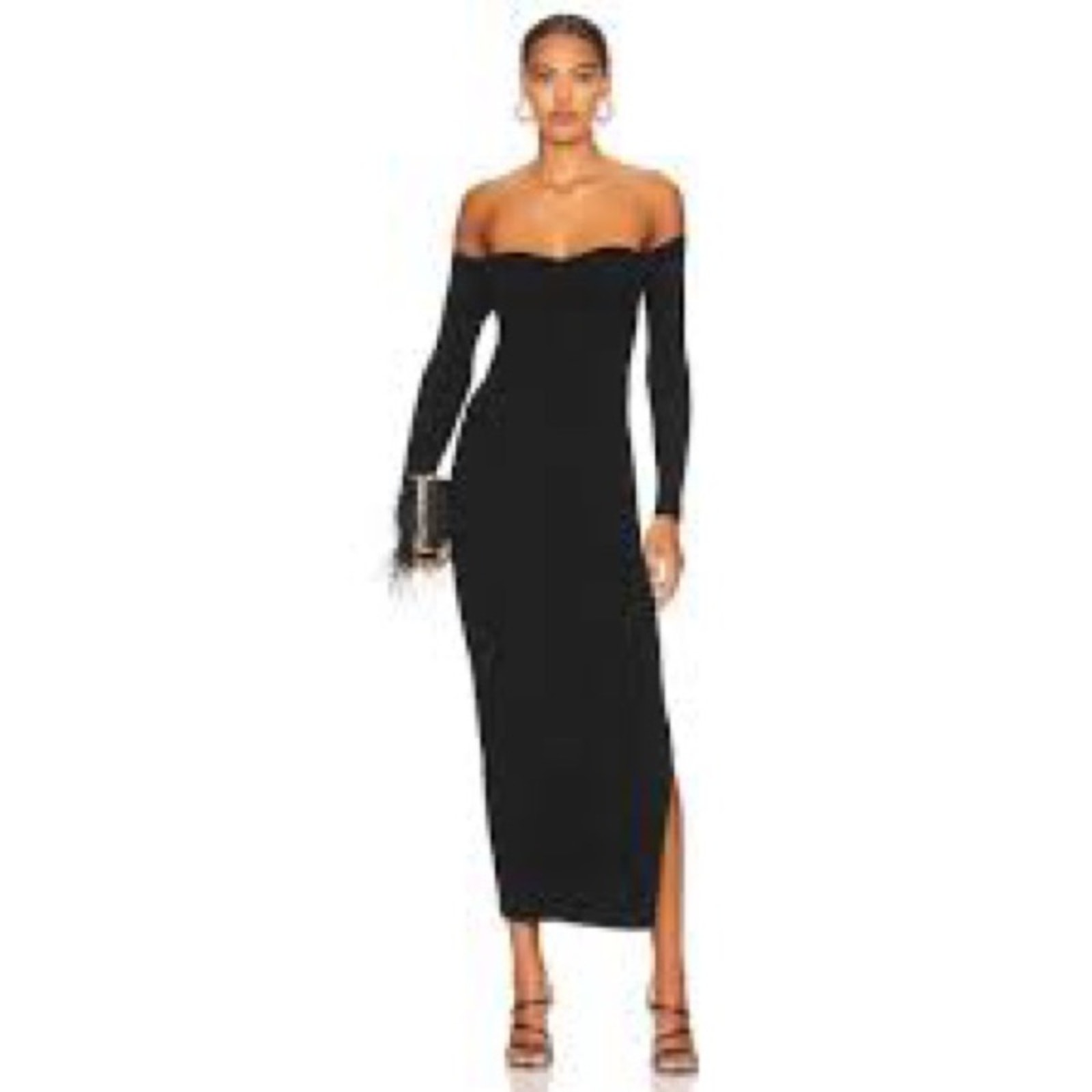 Milly Knit Bustier Dress Black Size 0-2
