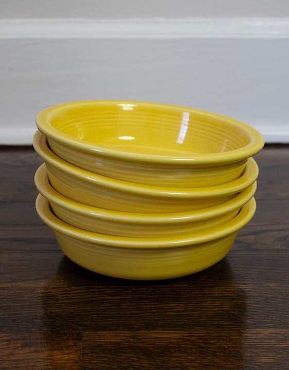 Fiestaware Yellow 7 Companion Bowls Set of 4