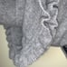 Made in Italy 100% Lambswool ruffle edge Soft Cozy Shawl poncho Wrap