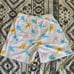 Eric Emanuel x Bape shorts white/yellow/blue/pink - size M