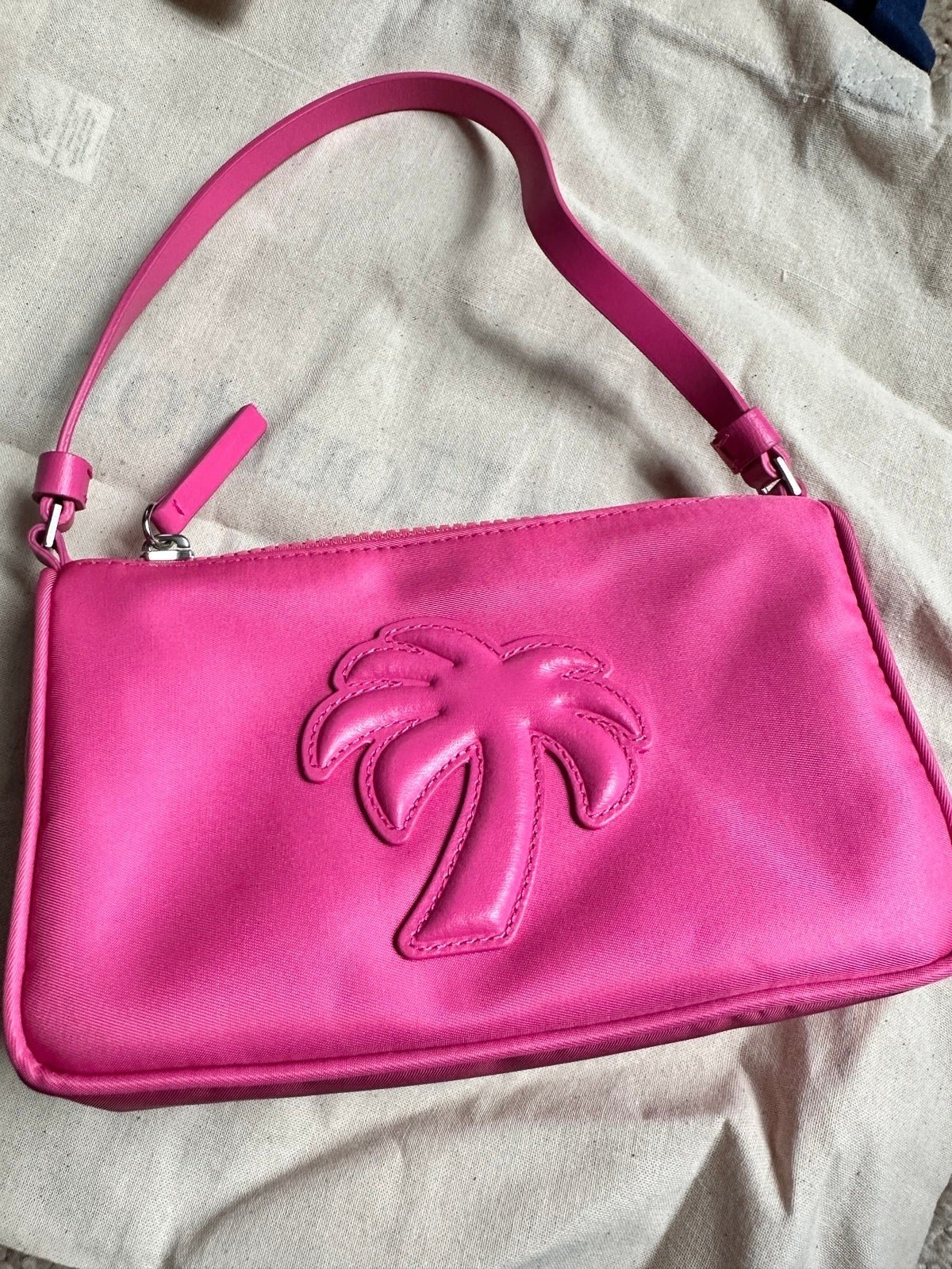Palm Angels big palm nylon pouch