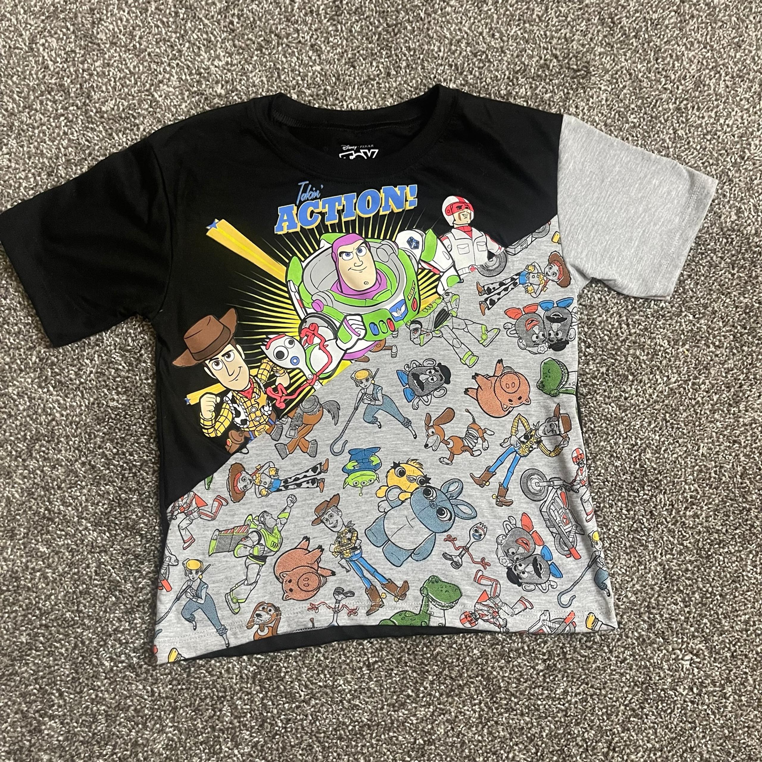 Nwot Toy Story Charachters Tshirt Boys Size 5/6