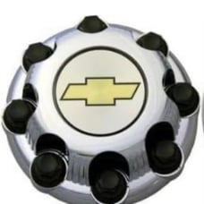 16 Inch Chevy HD 8 Lug Chrome Plated SRW Center Cap Hubcap Wheel Cover, 1999-201