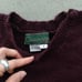 Knit vintage burgundy vest