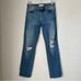Kancan Jeans Mid Rise Straight Distressed Medium wash denim Size 7/27 KC9296M