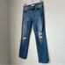 Kancan Jeans Mid Rise Straight Distressed Medium wash denim Size 7/27 KC9296M
