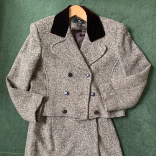 Campagnie International for Express vintage skirt suit