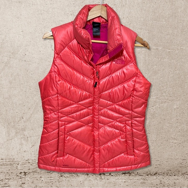 The North Face Women's Pink Puffer Vest