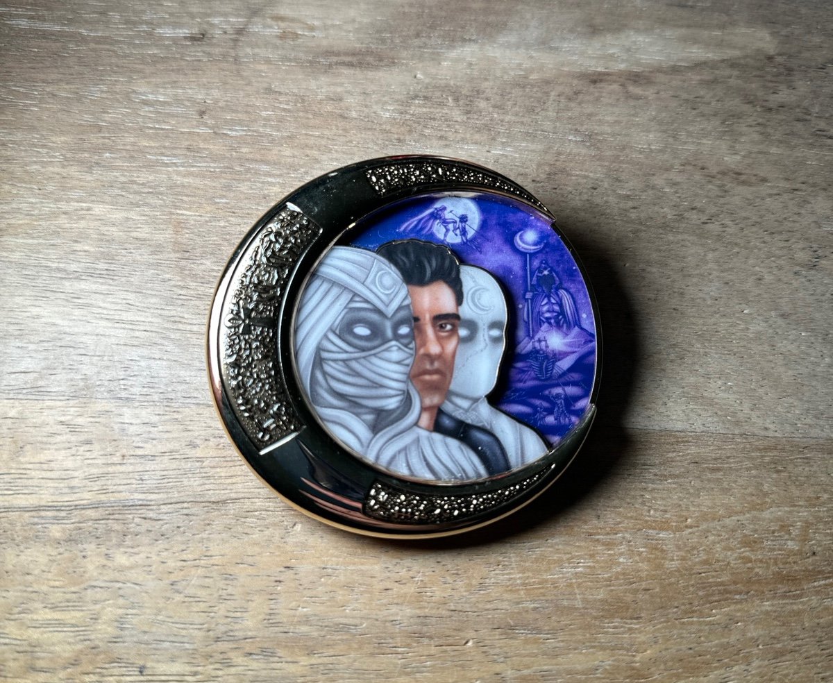 Moon Knight Marvel Disney Fantasy pin (signed)