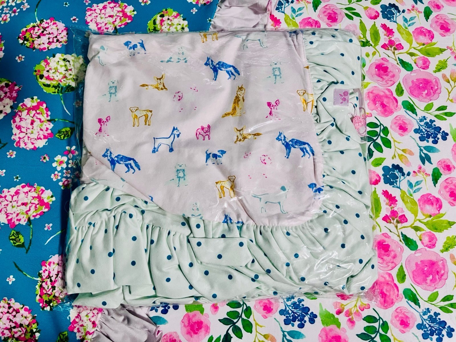 Sweethoney Dog Print Blanket NIB