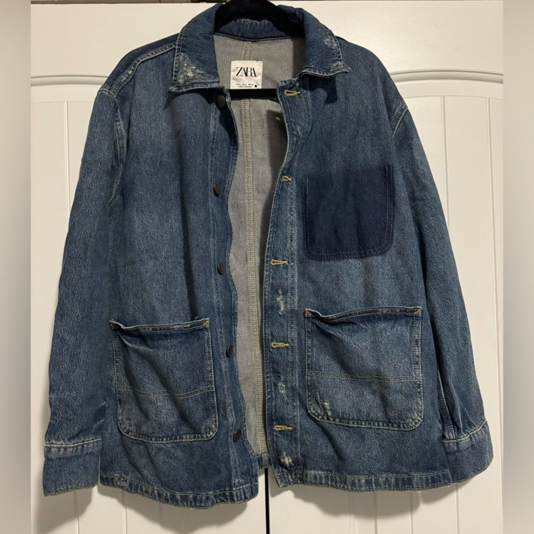 Zara Man Denim Jean Jacket Men’s Size Small