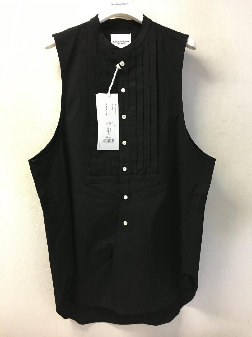 Soloist 20ss New with Hang Tag Sleeveless Tuxedo Shirt Size 46