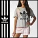 ADIDAS ORIGINALS 2 pc PASTEL ROSE SHIRT & SHORTS SET