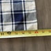 Bardwil Linens 16 x 16 Cream Navy Plaid Napkins Set of 6 NEW 100% Cotton India