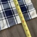 Bardwil Linens 16 x 16 Cream Navy Plaid Napkins Set of 6 NEW 100% Cotton India