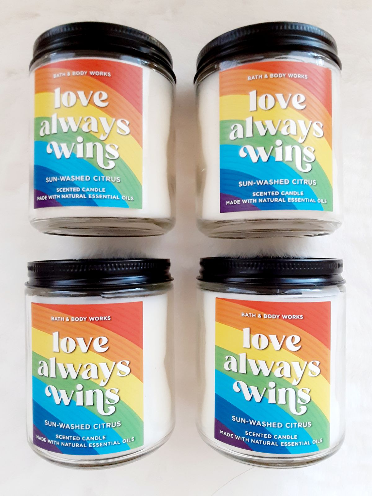 Bath and Body Works candles