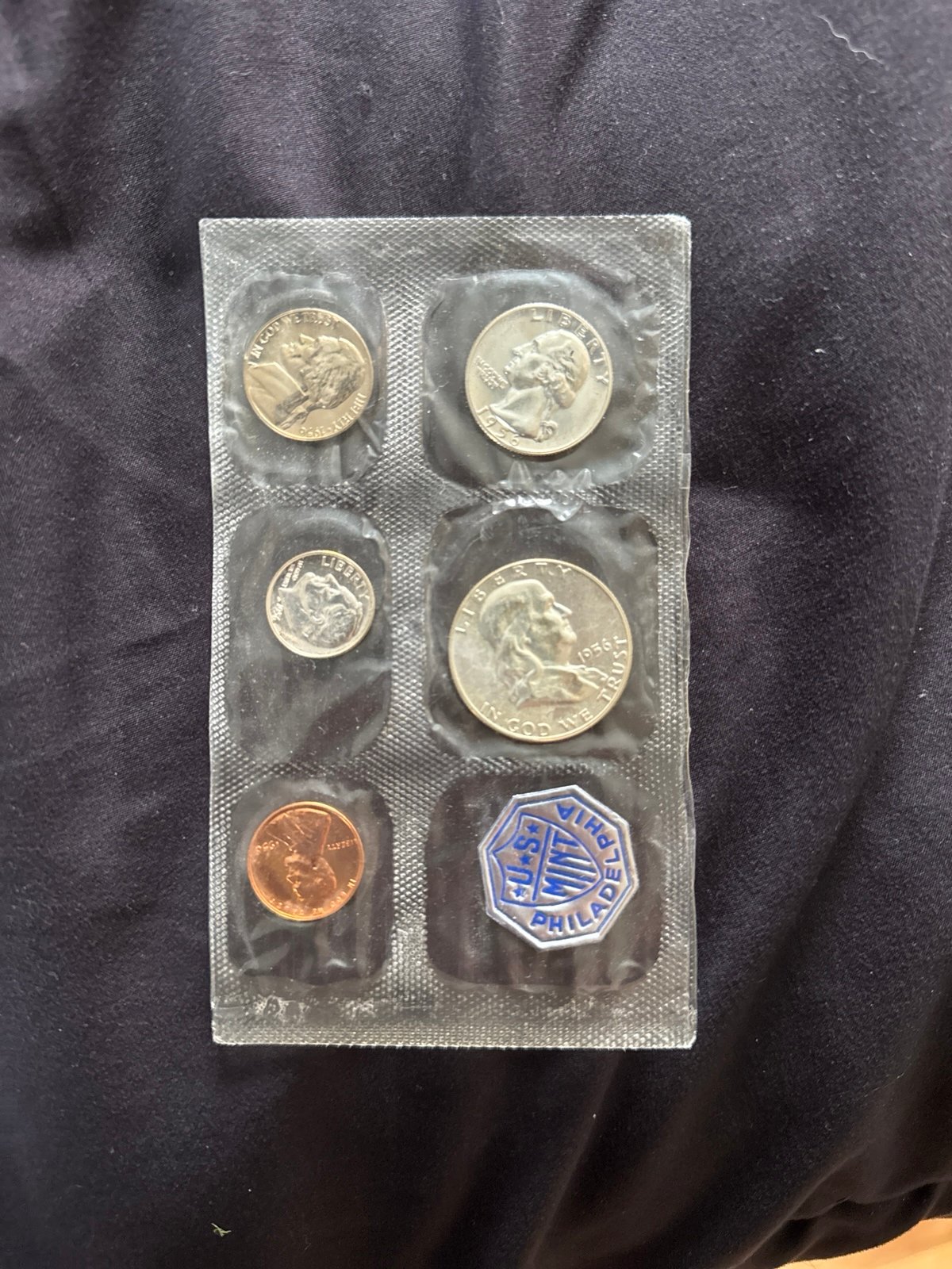 1956 U.S. cents mint condition