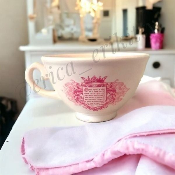 Rare Vintage Juicy Couture Decorative Collectable Pink Teacup